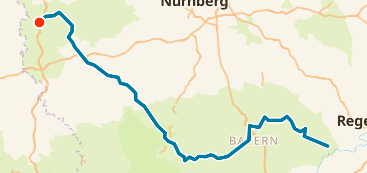 Altmühltal-Radweg - Gesamte Strecke — 243 km trekking point-to-point near Rothenburg ob der Tauber, DE.