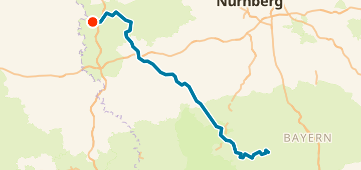 Altmühltalradweg-komplett - Day 1 — 152 km trekking point-to-point near Rothenburg ob der Tauber, DE.