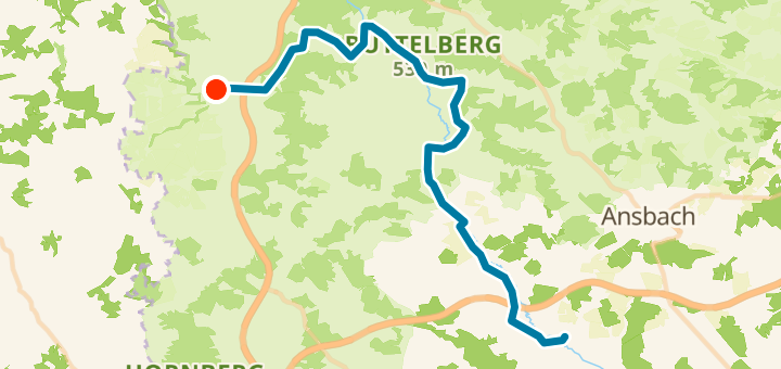 Altmühltalradweg-komplett - Day 1 — 52 km trekking point-to-point.
