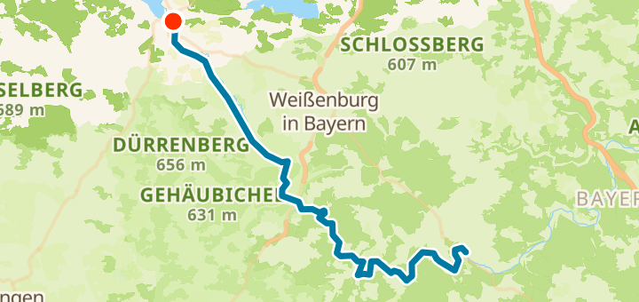 Altmühltalradweg-komplett - Day 2 — 70 km trekking point-to-point near Gunzenhausen, DE.