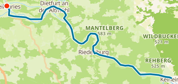 Altmühltalradweg-komplett - Day 5 — 46 km trekking point-to-point near Beilngries, DE.