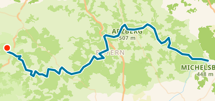Altmühltalradweg-Kurz-Route — 135 km  point-to-point near Treuchtlingen, DE.