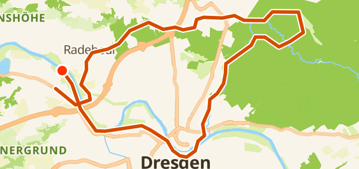 Dresdner Heide Gravel — 45 km gravel loop near Dresden, DE.