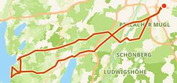 Map of Gravel-Tour nach Karolinengeräumt (Forstenrieder Park), a 118 km gravel loop near Munich, DE.
