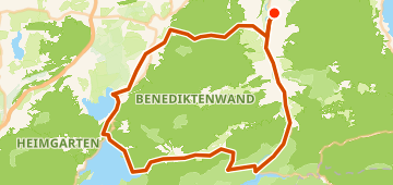 Map of Gravel-Tour nach Radweg zum Sylvensteinspeicher, a 82 km gravel loop near Gaißach, DE.