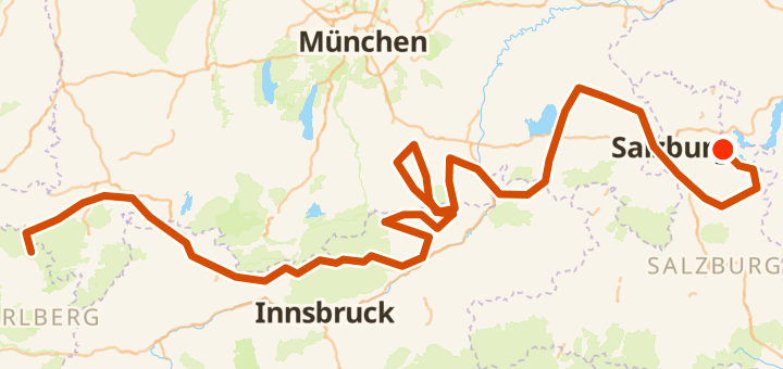 Lakes ‘n' Knödel 2026 — 728 km gravel point-to-point.