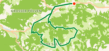 Map of Scheffau - entspannte MTB Runde, a 45 km mtb loop near Scheffau am Wilden Kaiser, AT.
