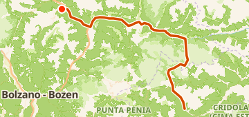Map of MUC - Verona Tag 3, a 126 km gravel route near Freienfeld - Campo di Trens, IT.