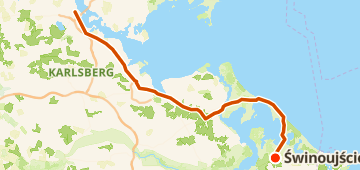 Map of von Dresden nach Stralsund - Tag 6 - von Mellenthin nach Stralsund, a 106 km gravel route near Dargen, DE.